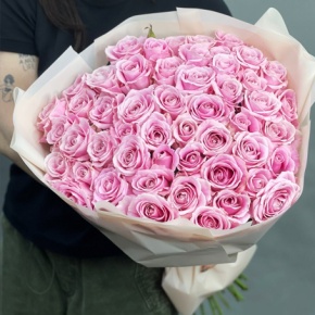 Букет из 55 роз Аваланж (60 см) в Пущино
