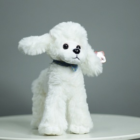 Плюшевый пудель белый (25 см) в Пущино