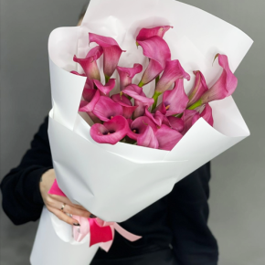 Монобукет из 21 каллы в Пущино