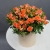 Композиция в шляпной коробке из оранжевых кустовых роз в Пущино Композиция в шляпной коробке из оранжевых кустовых роз в Пущино