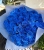 Букет из 51 синей розы Эквадор (60 см) в Пущино