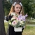 Композиция с георгинами на 1 сентября в белом ящике в Пущино Композиция с георгинами на 1 сентября в белом ящике в Пущино