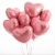 Сердце розовое фольгированный шар с гелием (45 см) в Пущино