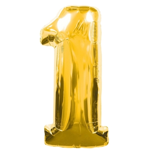 Шар гелиевый цифра 1 (40х102 см) в Пущино