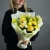 Букет "Мимозка" из нарциссов, диантусов и мимозы в Пущино