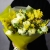 Букет из ранункулюсов и мимозы в Пущино
