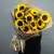 Букет "Месседж" с подсолнухами и эвкалиптом в Пущино