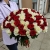 Букет из 101 красной и белой розы (50 см) в Пущино