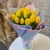 Букет из 15 жёлтых тюльпанов в Пущино
